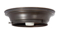 6 Inch Fitter Wired Antique Bronze Flush Mount Fixture