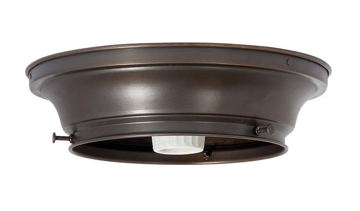 6 Inch Fitter Wired Antique Bronze Flush Mount Fixture
