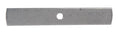 6 Inch Long Unfinished Brass Bracket Bar, 1/8IP