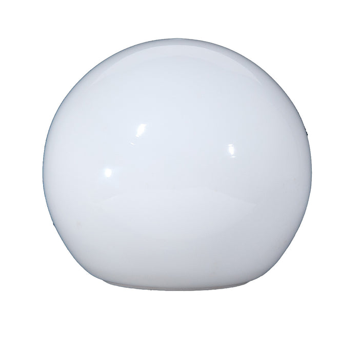 6" Opal Glass Neckless Ball Shade, 3 inch top opening