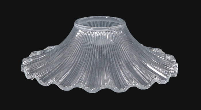 7 1/2" Clear Pressed Glass Petticoat Shade