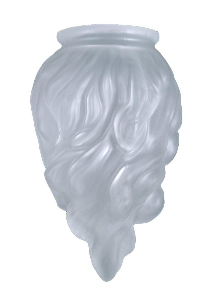 7 1/4" Satin Crystal Stalactite, 3-1/4 inch lip fitter