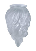 7 1/4" Satin Crystal Stalactite, 3-1/4 inch lip fitter