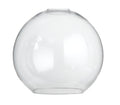 7-7/8" Dia. Clear Glass Ball Shade, Bottom 4.25" Outer Diameter