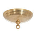 7-7/8 Inch Diameter Unfinished Die Cast Brass Canopy with Mounting Hardware (11459UHK)