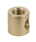 7/8 Inch Height Unfinished Brass 3-Way Brass Arm Back, 1/4F Tap
