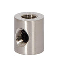 7/8 Inch Tall Satin Nickel Finish 3-Way Brass Arm Back, 1/8F Tap