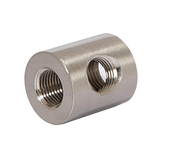 7/8 Inch Tall Satin Nickel Finish 3-Way Brass Arm Back, 1/8F Tap