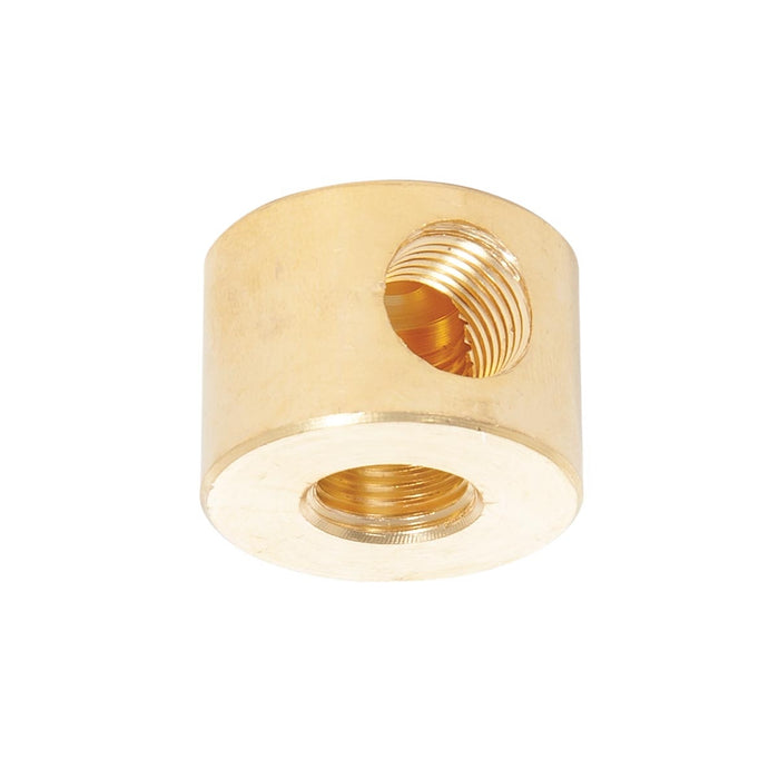 7/8 Inch Unfinished Brass Straight Disc Arm Back, 1/4F