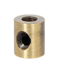 7/8" Tall Antique Brass Finish 3-Way Brass Arm Back, 1/8F Tap