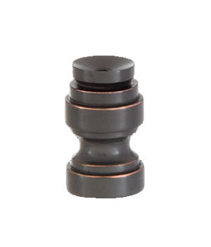 Cup Shaped Design, Base Only Finial, Oiled Bronze Finish