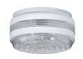 8 3/8" Disk Shaped Porch and Utility Room Glass Shade, 7-7/8 inch lip fitter