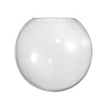 8" Clear Seeded Glass Modern Ball Pendant Shade, 4" Top Opening
