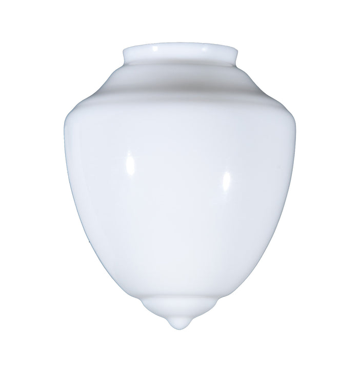 8" Opal Pendant Shade, Art Deco Style, 4 inch lip fitter