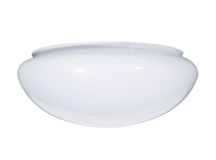 9 1/2" Diameter White Glass Dome Shade