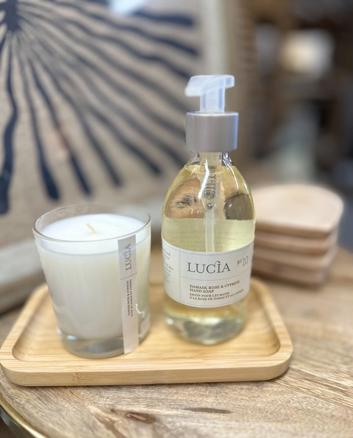 No. 10 Rose Damask + Cypress Liquid Hand Soap