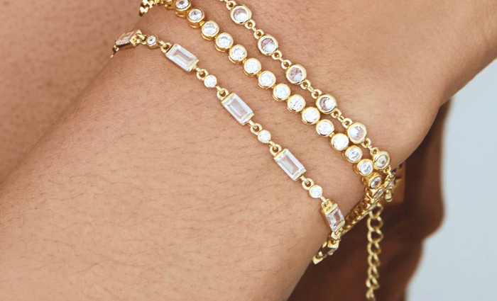 Adeline Tennis bracelet -Gold