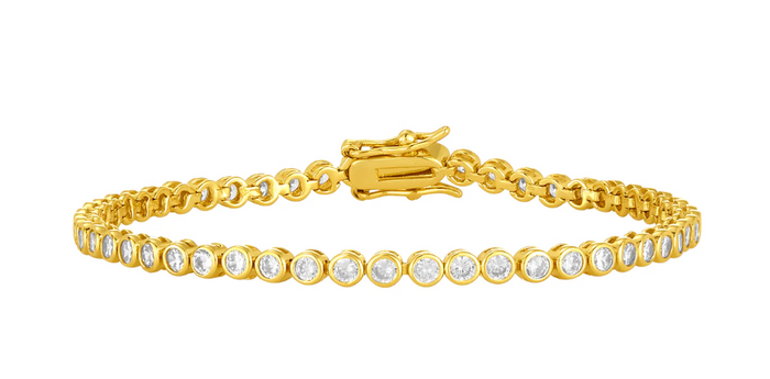 Adeline Tennis bracelet -Gold