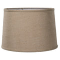 Almond Burlap Deep Drum Hardback Lampshades (07225C)