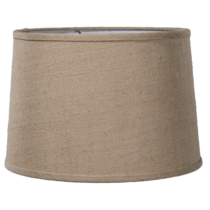 Almond Burlap Deep Drum Hardback Lampshades (07225C)