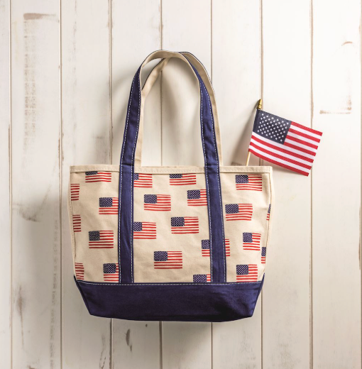 Americana Canvas Tote