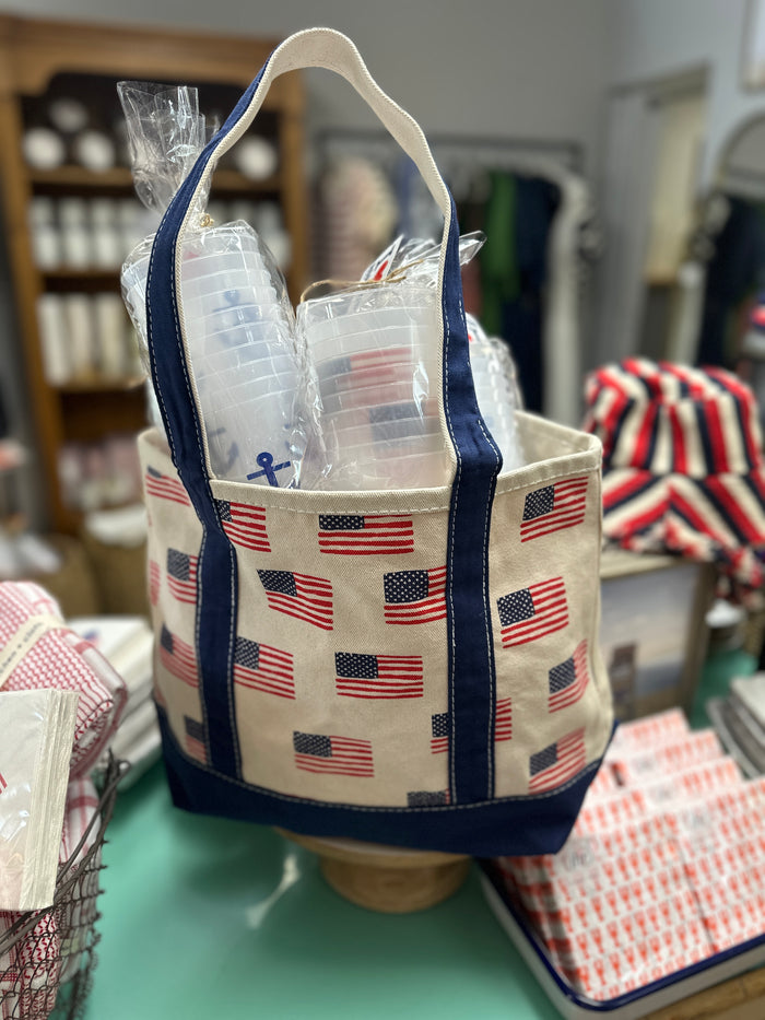 Americana Canvas Tote