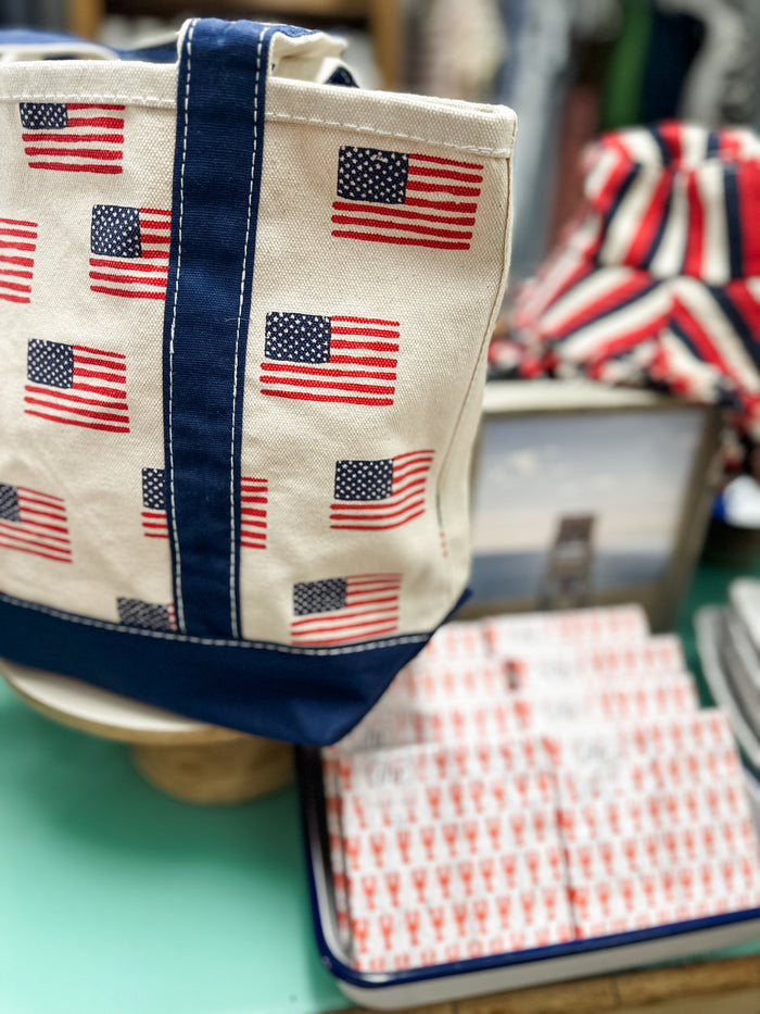Americana Canvas Tote