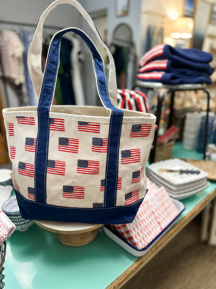 Americana Canvas Tote