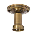Antique Brass Finish Electrified Adjustable Bead Chain Fixture with Hardware Set (69510A)