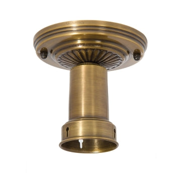 Antique Brass Finish Electrified Adjustable Bead Chain Fixture with Hardware Set (69510A)