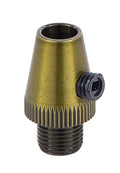 Antique Brass Finish Metal Cord Grip Bushing w/Set Screw