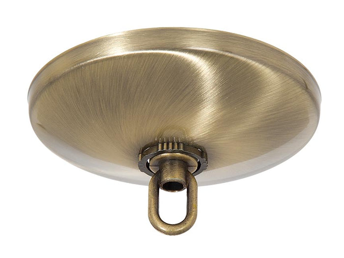 Antique Brass Finish, Modern Ceiling Canopy & Canopy Kit