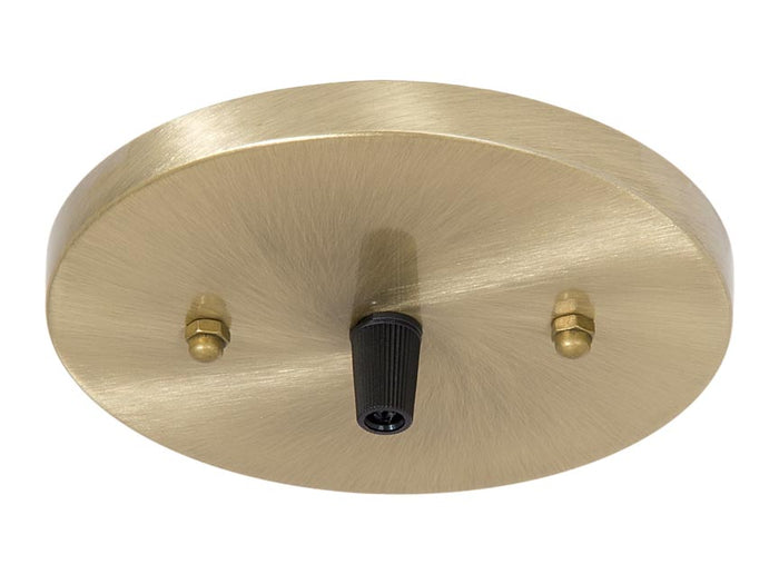 Antique Brass Finish, Modern Shallow Canopy Kit