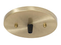Antique Brass Finish, Modern Shallow Canopy Kit