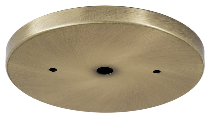 Antique Brass Finish, Modern Shallow Canopy Kit