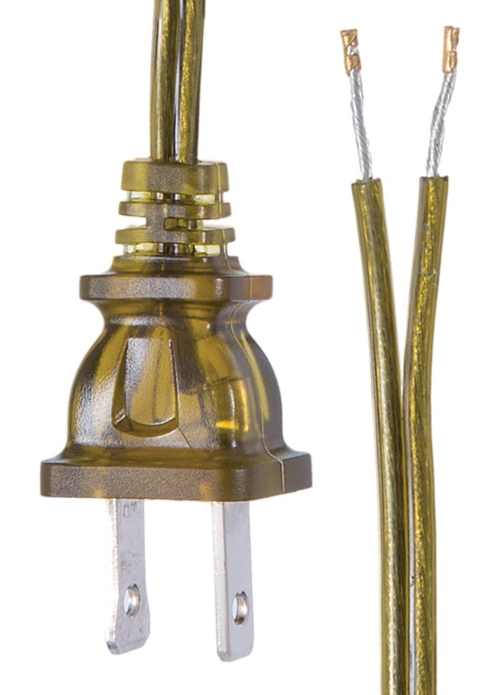 Antique Brass or Antique Bronze Finish Table Lamp Wiring Kit with PUSH-THRU Socket