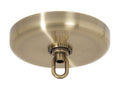 Antique Brass Finsh, Plain Rounded Ceiling Canopy Or Canopy Kit