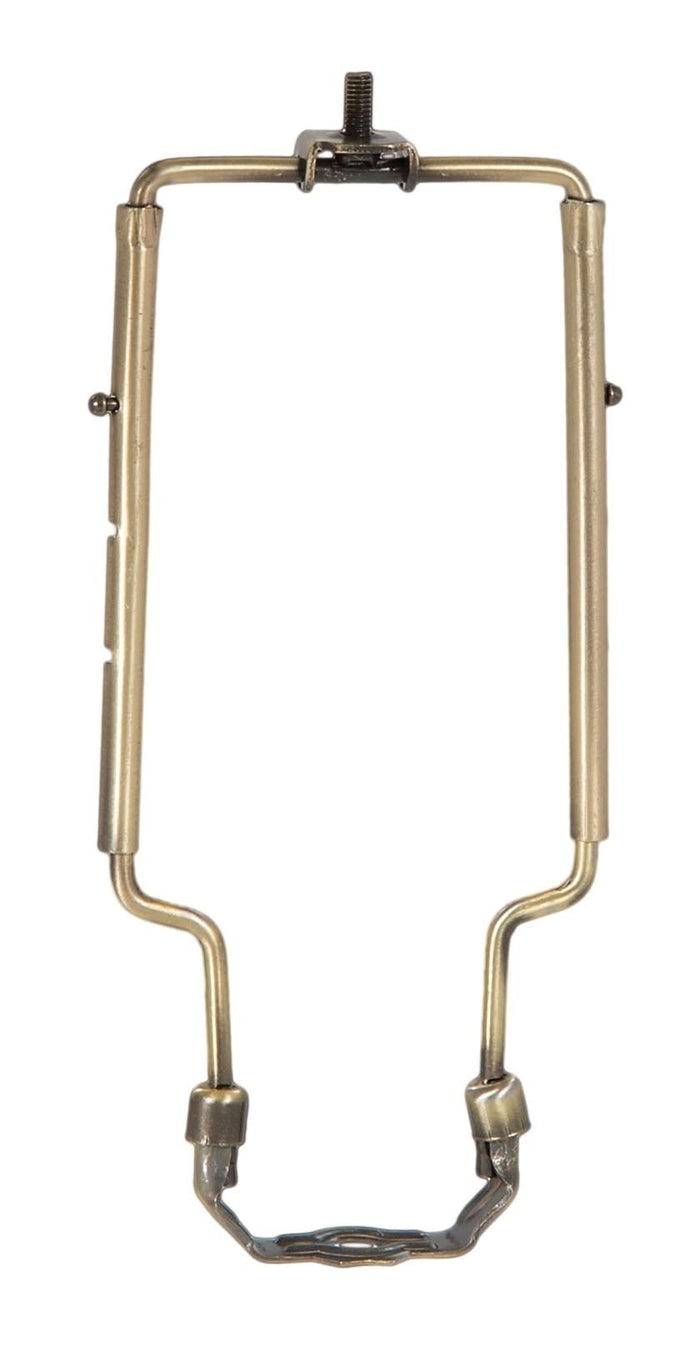 Antique Brass Table Lamp Wiring Kit with 3-way Socket and Adjustable Harp