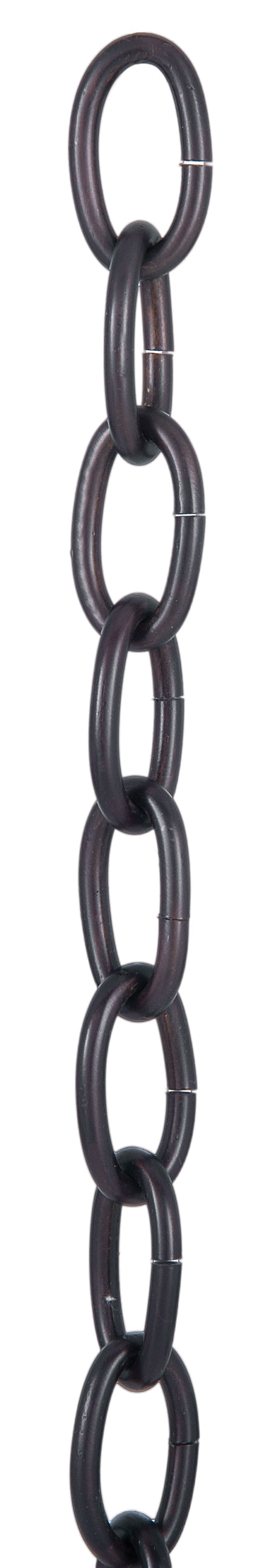 Antique Bronze Finish, Large Loop 5 Gauge Oval Brass Lamp Chain