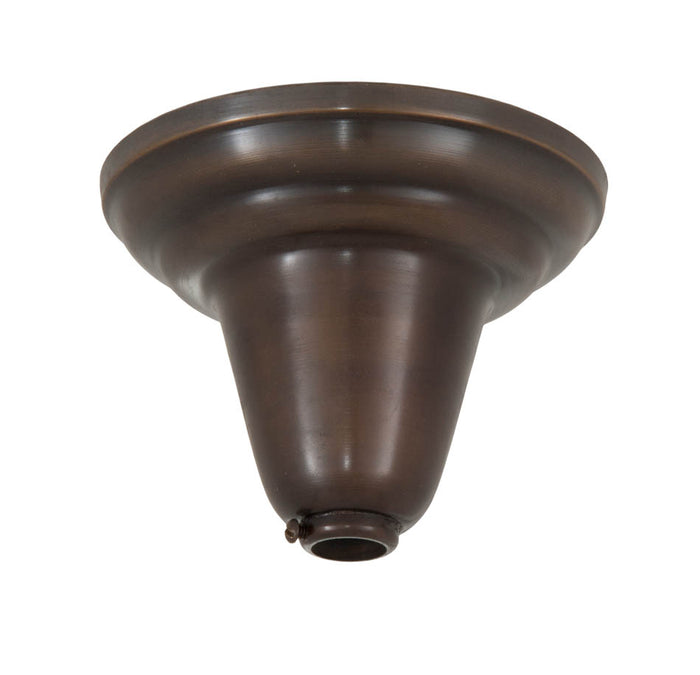 Antique Bronze Fixture Canopy, 5 1/4" dia.