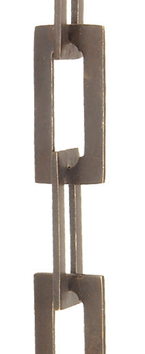Antique Finish  Brass, Arts & Crafts Style Chain (12987A)
