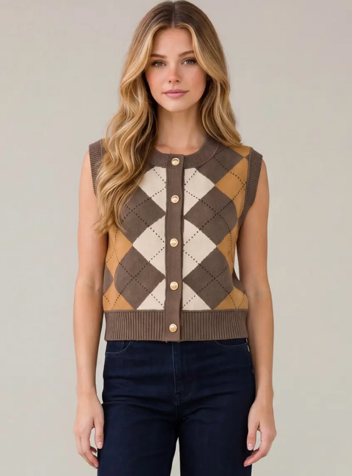 Argyle Sweater Vest