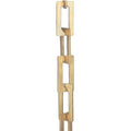 Arts & Crafts Style Chain, Hand Made - Solid Brass (12987)