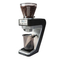 Baratza Sette 30 AP Conical Burr Grinder with coffee beans inside bean hopper displayed on a white background