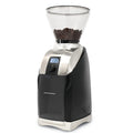 Baratza Virtuoso+ Burr Coffee Grinder with filled coffee bean bean hopper displayed on a white background