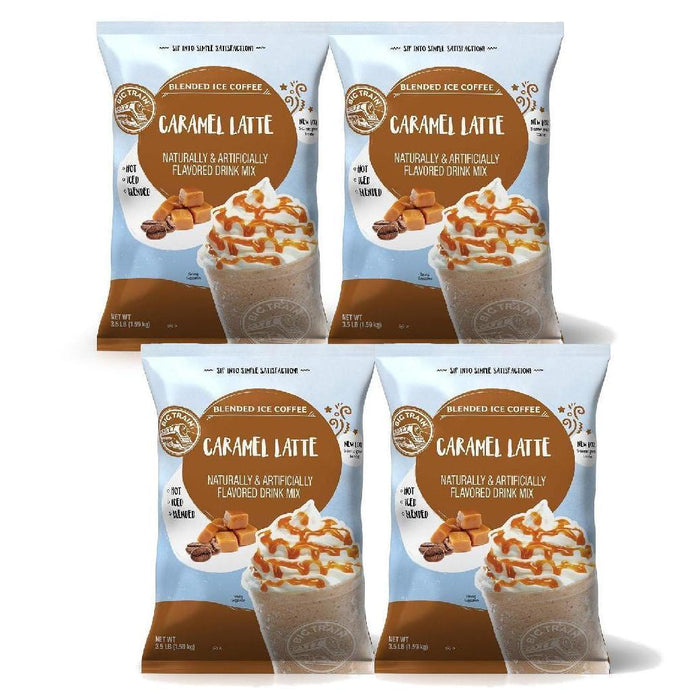 Big Train Blended Ice Coffee - 3.5 lb bags - Case of 4 - Single Flavor