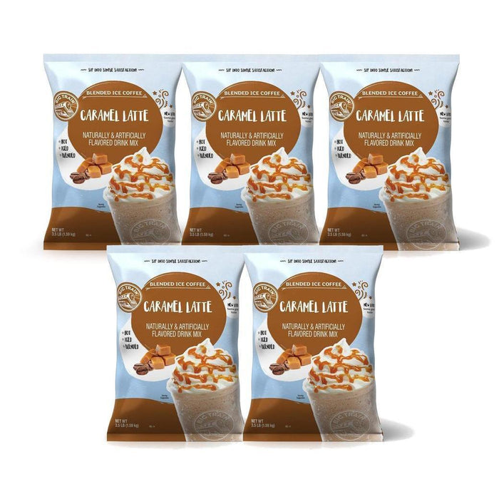 Big Train Blended Ice Coffee - 3.5 lb bags - Case of 5 - Single Flavor