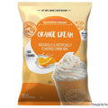 Front view of 3.5 lb Big Train Kidz Kreamz Blended Creme Orange Cream packaging displayed on a white background