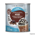Can of Big Train Carb Conscious Mocha Blended Ice Coffee Mix on a white background