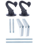Black 2 Hook Swag Lamp Kit